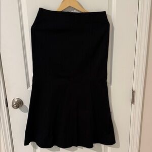 Ann Taylor Classic Black A-Line Skirt